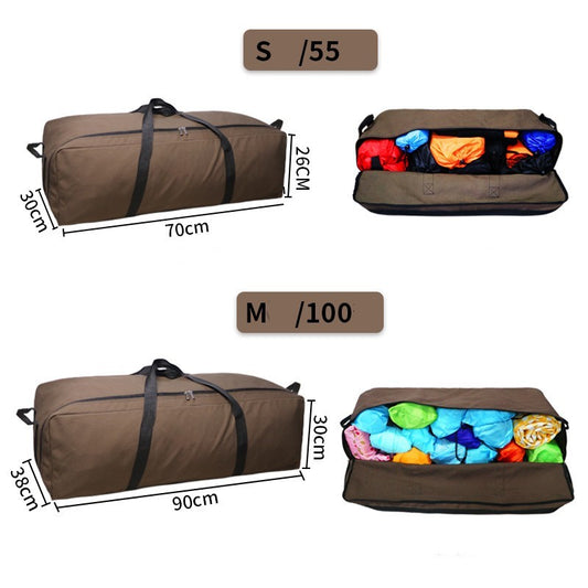 Heavy Canvas Moving Storage Bag Equipment Bag Large Capacity